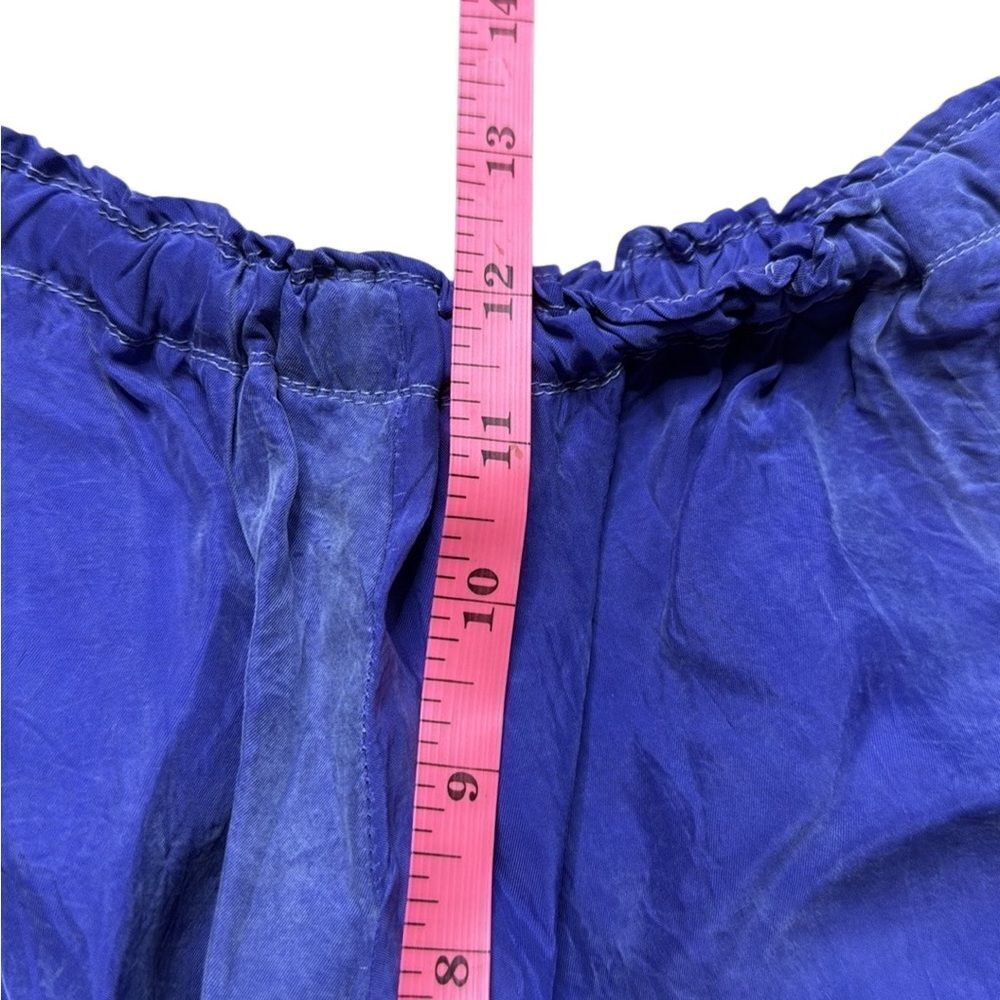Vintage purple Silk Pull on wide leg pants Medium - Picture 5 of 6